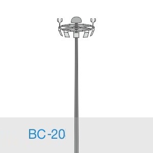 Прожекторная мачта освещения ВС-20-ТО/8-II